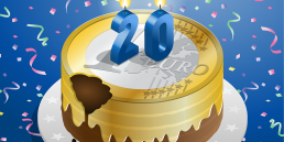 Gâteau d'anniversaire - 20 ans de l'Euro